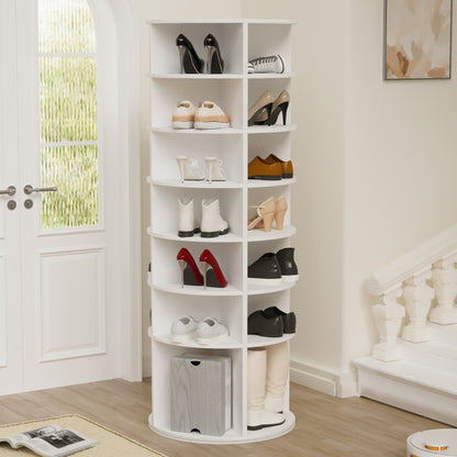 US Local 7-story Rotating Shoe Rack