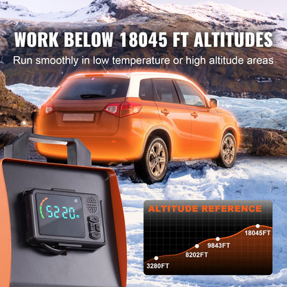 US Local VEVOR Air Heater All-in-one 12V 8KW Bluetooth App LCD For Car RV Indoors