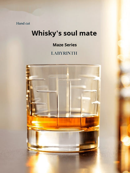 Handmade Whiskey Shot Glass Imported Liquor Glass Set Gift Box