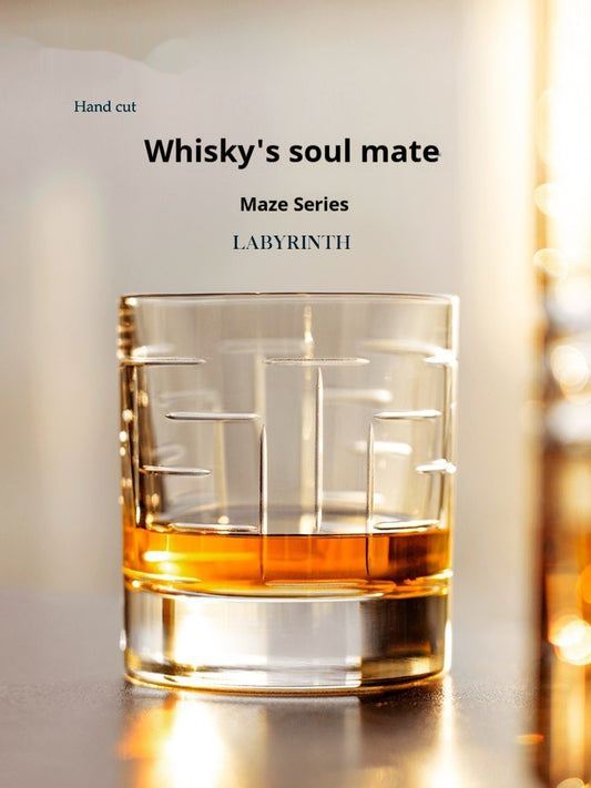 Handmade Whiskey Shot Glass Imported Liquor Glass Set Gift Box