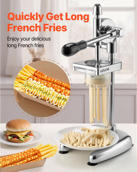 US Local Manual Long French Fries Squeezer Stainless Steel Mashed Potato Extruder