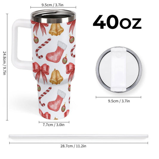 PHDT00165 POD US Local Tumbler 40 oz Large Capacity Car Cup Christmas