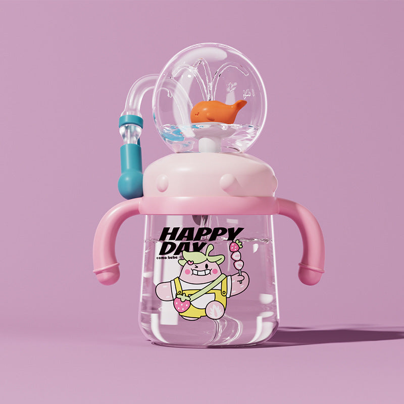 Children's Fun Whale Diving Fountain Cup