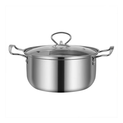 US Local 11PCS Induction Non Stick Stainless Steel Cookware Cooking Pot Pan With Lids Set