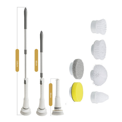 US Local Electric Rotary Washer With Wireless Cleaning Brush With Battery Level Indicator