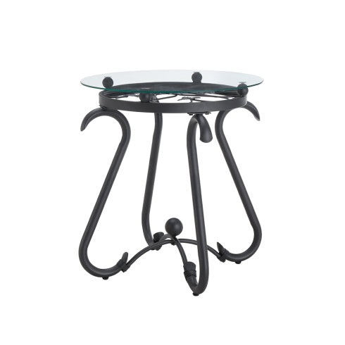 US Local Suitable For Living Room 2-piece Tempered Glass Surface Coffee Table Set