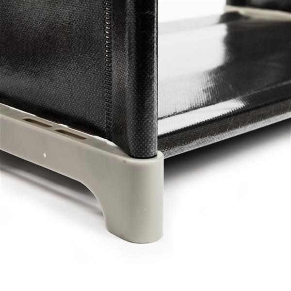 US Local 3-layer 9-grid Storage Rack - Black