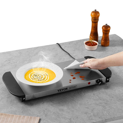 US Local VEVOR Electric Warming Tray Buffet Food Warming W Temp Control Stainless Steel