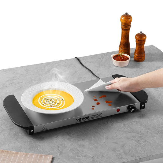 US Local VEVOR Electric Warming Tray Buffet Food Warming W Temp Control Stainless Steel
