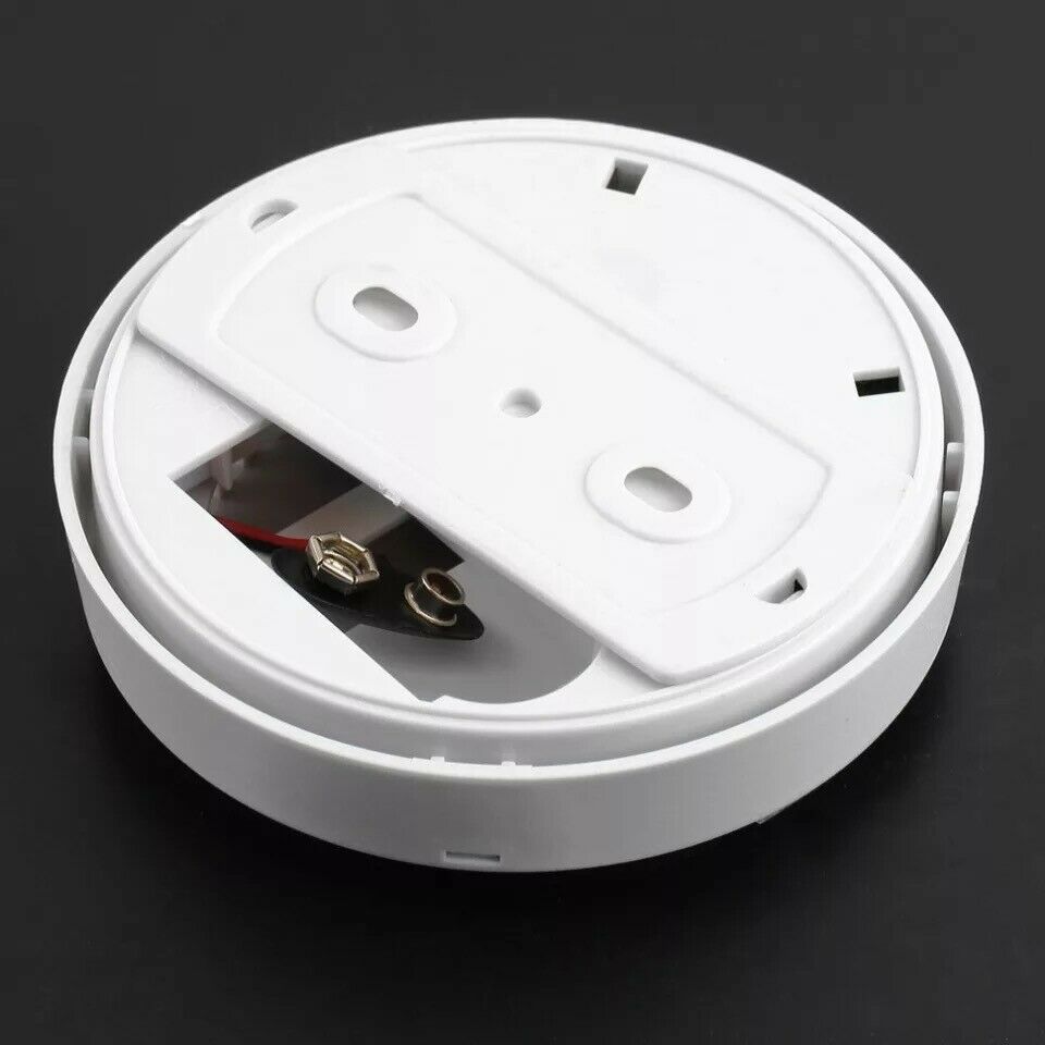 US Local Smoke Detector Fire Gas Alarm Detector With Battery Photoelectric Sensor Alert Warning
