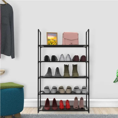 US Local Space-Saving Tall Shoe Storage 10-Tier Shoe Rack