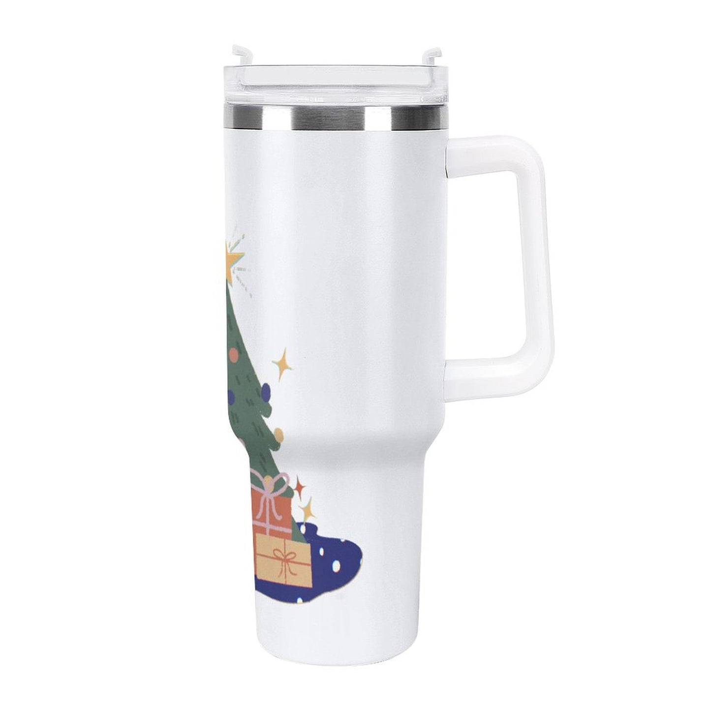 PHDT00104 POD US Local Tumbler 40 oz Large Capacity Car Cup Christmas Tree