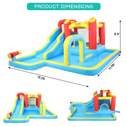 US Local 420D 840D Oxford Cloth Slide Pool Trampoline Red Yellow Blue Inflatable Castle