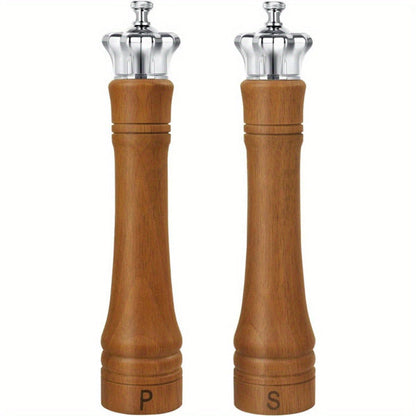 US Local 10 Inch Salt And Pepper Grinder Set