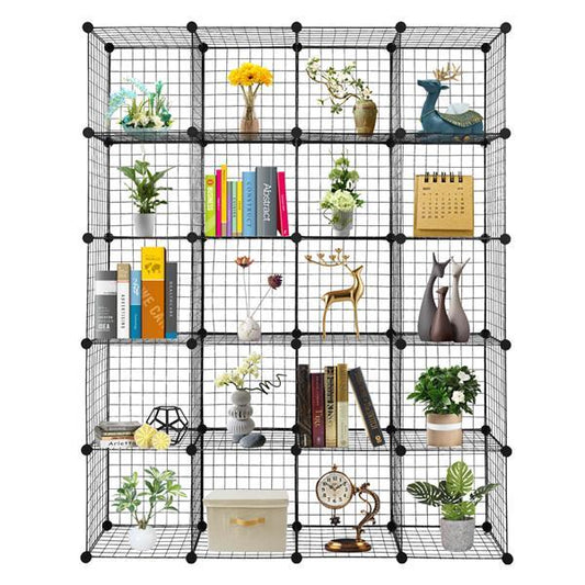 US Local 20 Grid Iron Mesh Material Storage Rack