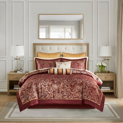 US Local 12 Piece Comforter Set With Cotton Bed Sheets