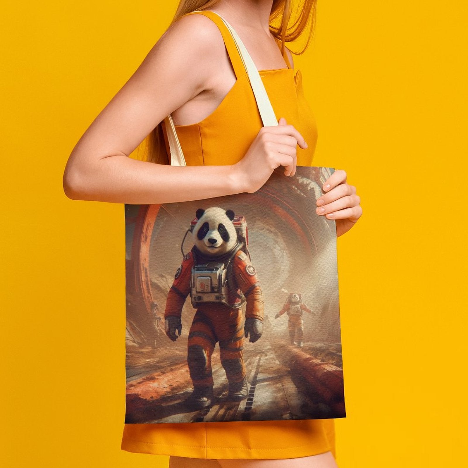 Canvas Tote Bag Double SolarLab_a_Panda_astronaut_walk_on_the_Mars_starship_Cyberpunk__2b81100f-76f5-41c8-8fb9-1cf399cedd1f Style-36 38×41cm normal-online-PERSONAL DESIGN