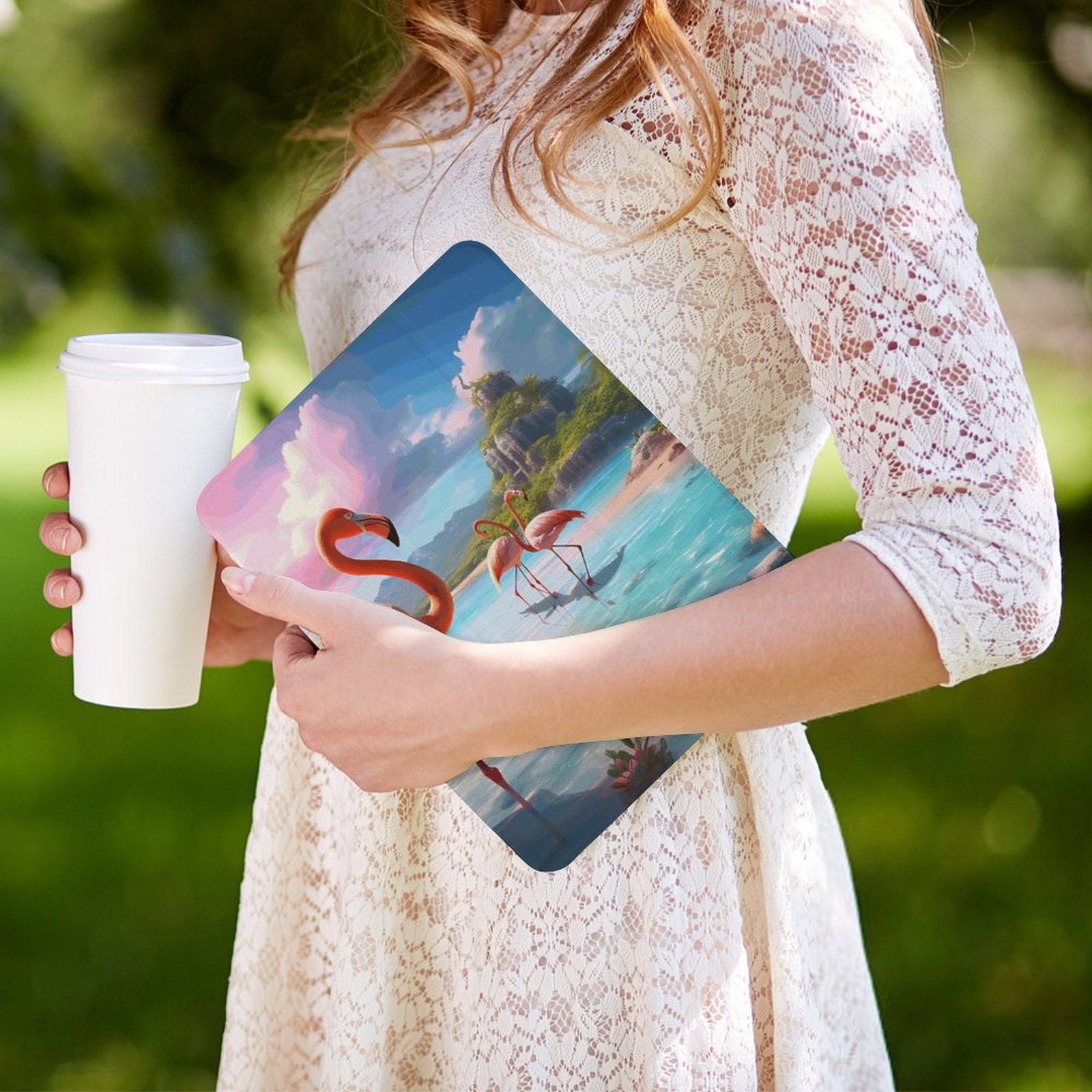 The Ipad Pen Slot Case Flamingos_001 normal-online-PERSONAL DESIGN