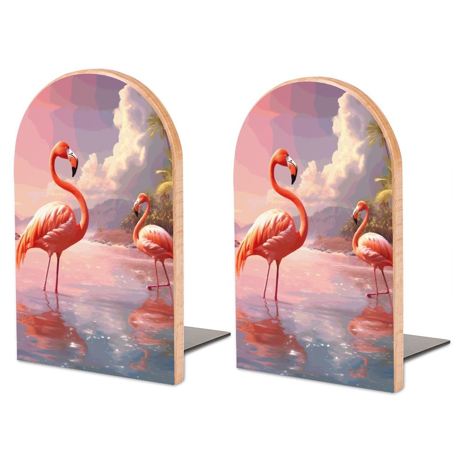 Bookends SolarLab_flamingos_tropical_sea_island_sunlight_fantasy_stock_i_4ce9691a-27a1-4390-8b29-492ab7bad5c9 Style-7 One Size normal-online-PERSONAL DESIGN