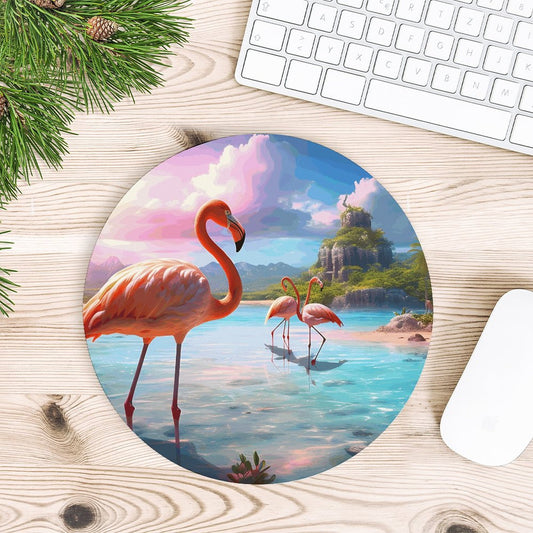 Mouse Pad Flamingos_001 Style-4 20*20cm normal-online-PERSONAL DESIGN