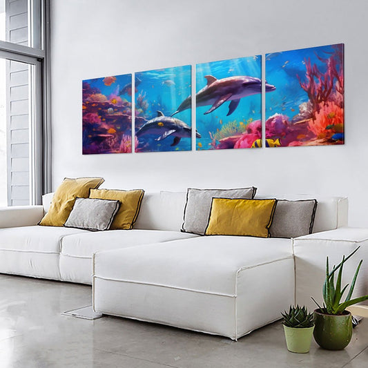 4 Panel Hanging Posters Vertical SolarLab_Dolphins_tropical_sea_hyper-detail_high_resolution_8k_655814c8-b7f8-4c4c-9763-de92d9ff2f5d_ normal-online-PERSONAL DESIGN