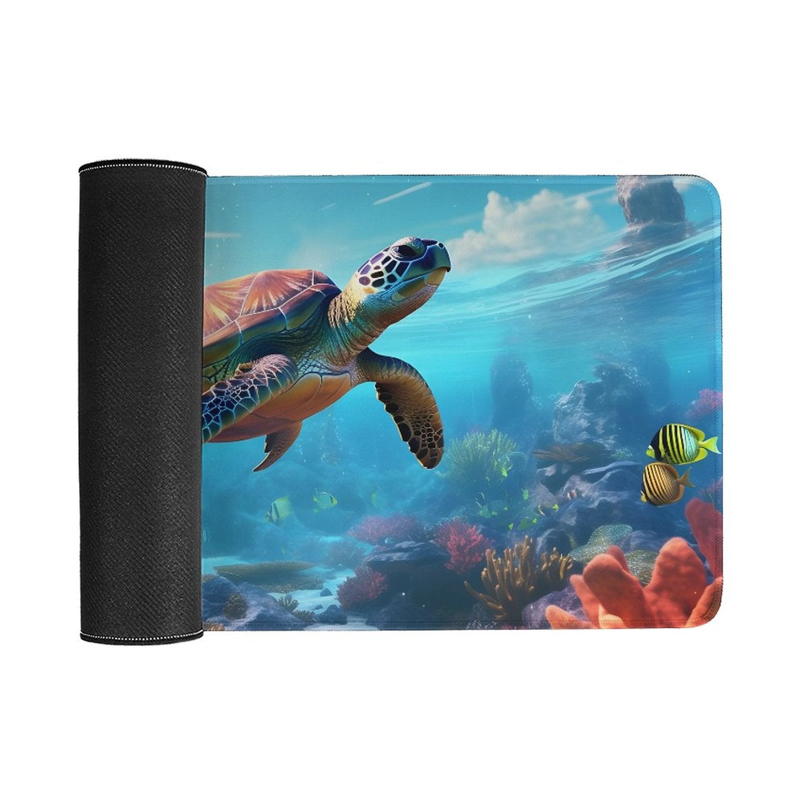 Desk Mat SolarLab_Sea_turtles_tropical_sea_island_sunlight_fantasy_stock_a8e2acd4-f704-46d7-956a-d919666d76ff normal-online-PERSONAL DESIGN