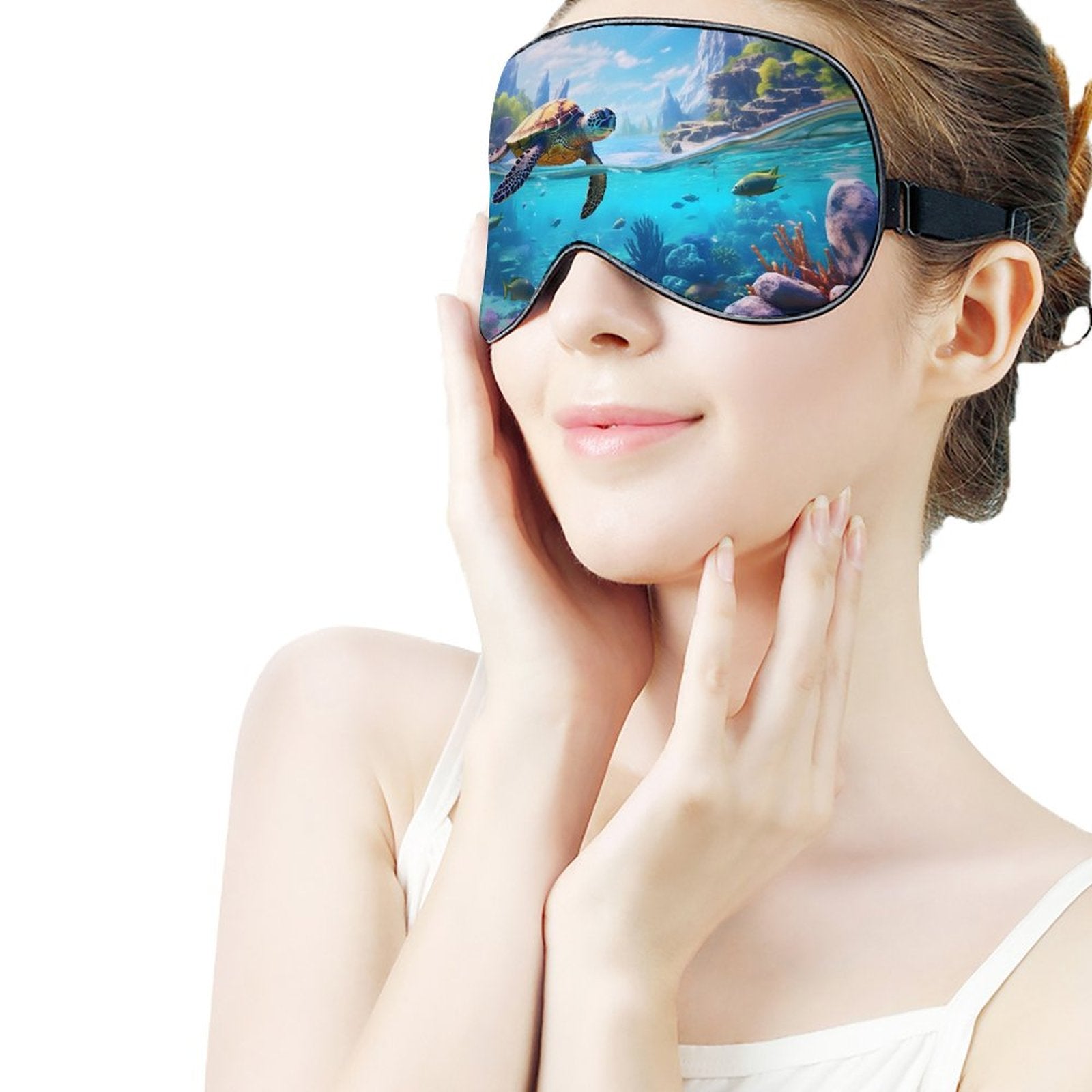 Sleep Mask Sea Turtles HSM01C004 normal-online-PERSONAL DESIGN