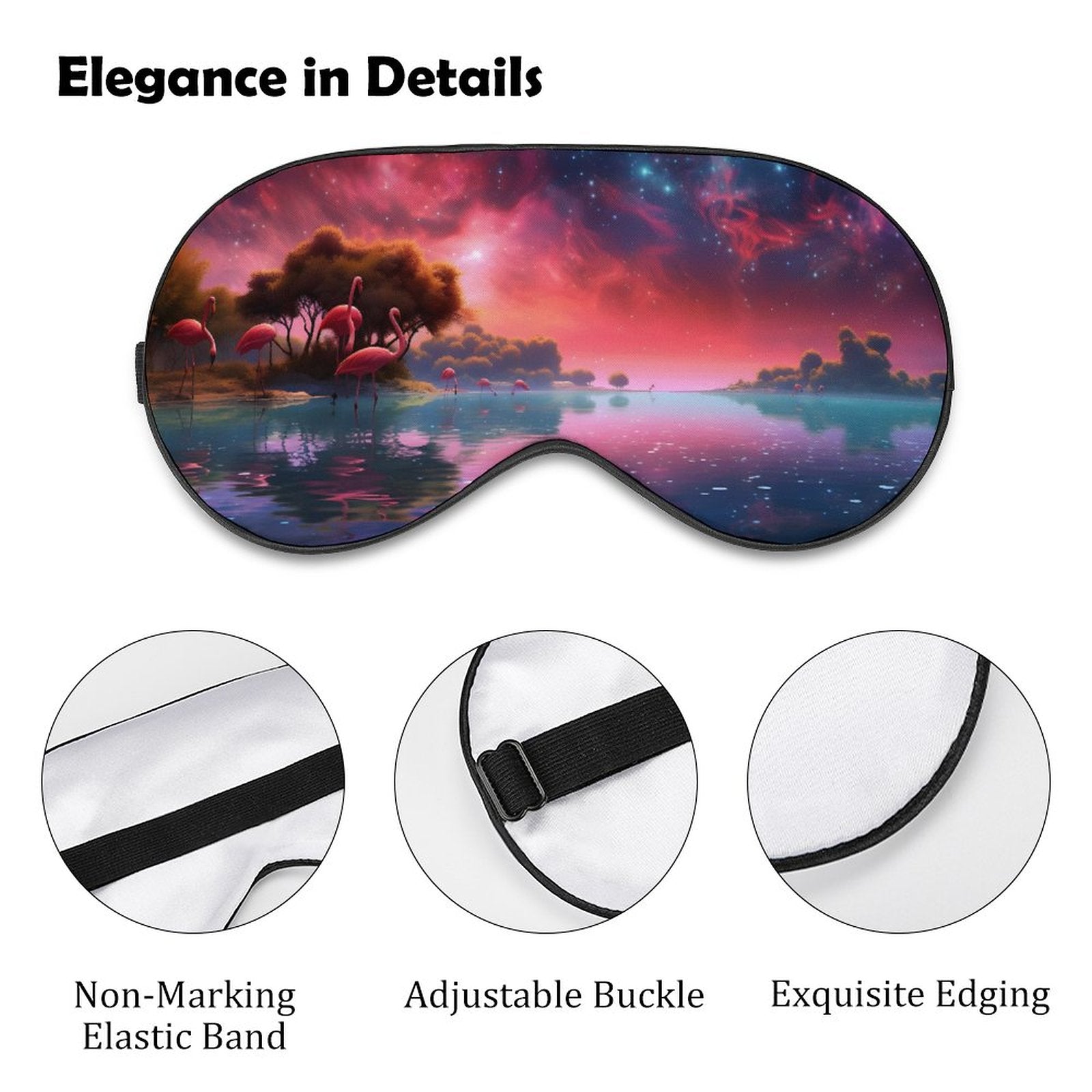Sleep Mask Flamingos HSM01A009 normal-online-PERSONAL DESIGN
