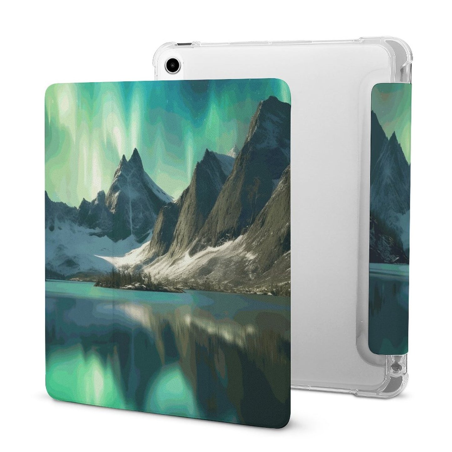 The Ipad Pen Slot Case SolarLab_Norwegian_aurora_spring_mountains_forests_lake_hyper-d_9b6ded85-dc50-40b6-ba43-0fad71f7fd66 normal-online-PERSONAL DESIGN