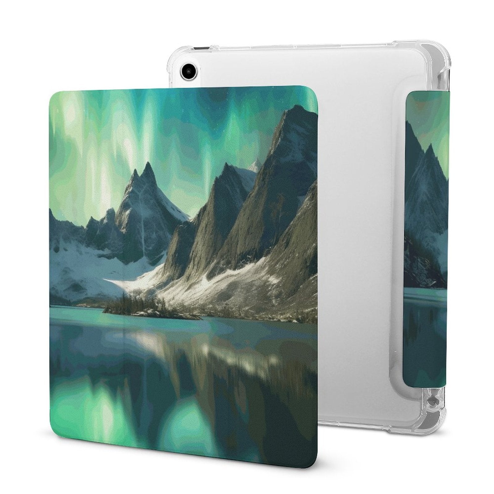 The Ipad Pen Slot Case SolarLab_Norwegian_aurora_spring_mountains_forests_lake_hyper-d_9b6ded85-dc50-40b6-ba43-0fad71f7fd66 normal-online-PERSONAL DESIGN