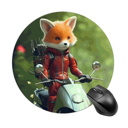 Mouse Pad Fox_002 Style-1 20*20cm normal-online-PERSONAL DESIGN