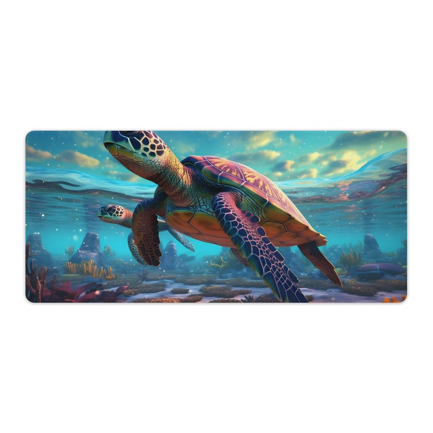 Desk Mat SolarLab_Sea_turtles_tropical_sea_island_sunlight_fantasy_art_d_8c17eb4f-0c33-48bc-80bd-25ce9d585c40 normal-online-PERSONAL DESIGN