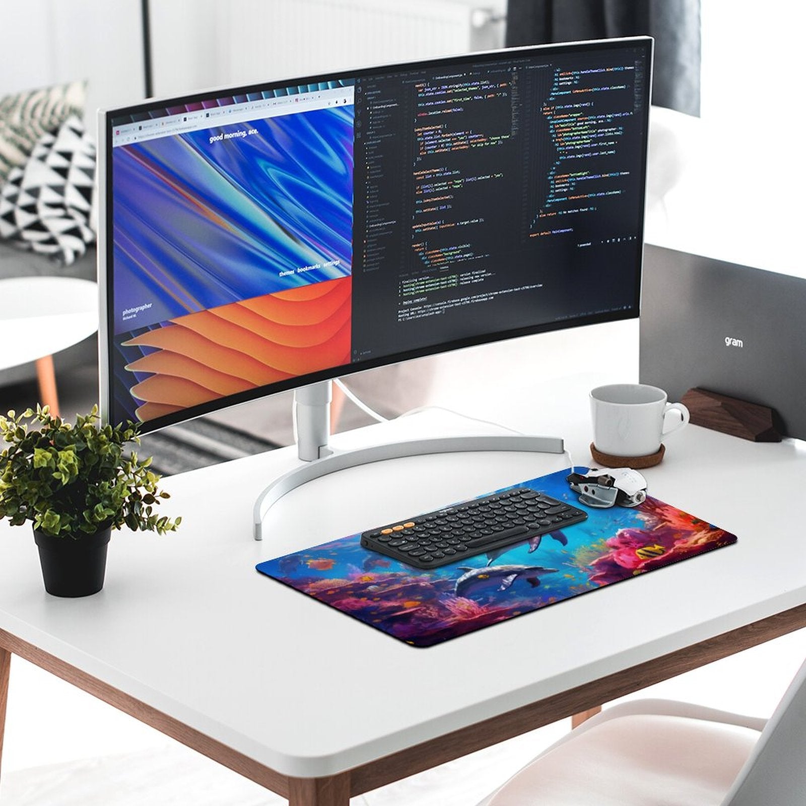 Desk Mat SolarLab_Dolphins_tropical_sea_hyper-detail_high_resolution_8k_655814c8-b7f8-4c4c-9763-de92d9ff2f5d_ normal-online-PERSONAL DESIGN