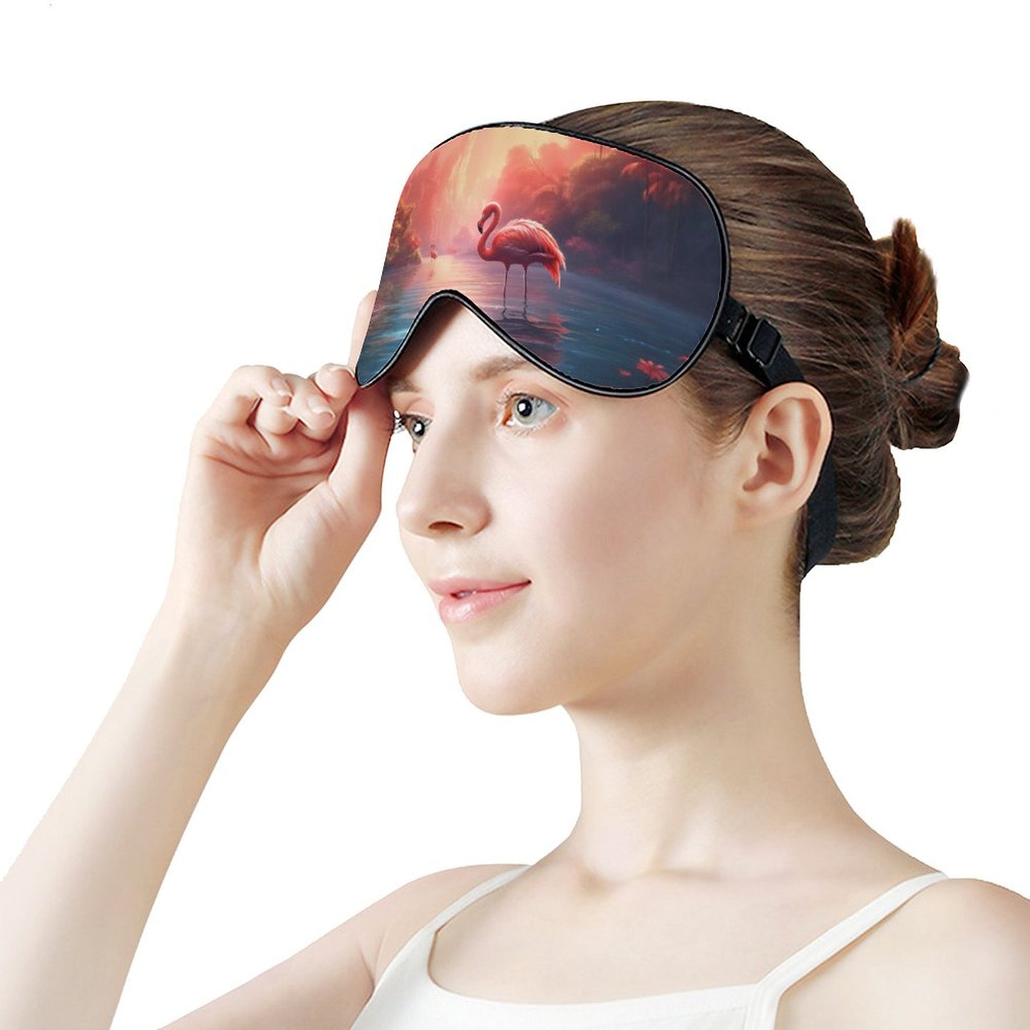 Sleep Mask Flamingos HSM01A010 normal-online-PERSONAL DESIGN