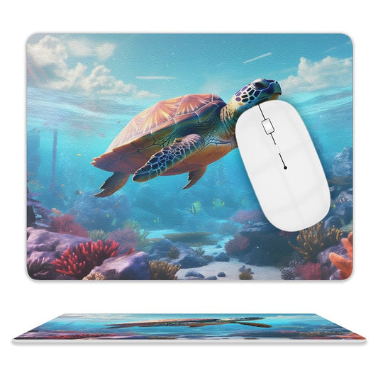 Leather Mouse Pad Sea Turtles, 1 Size, DA05B11 - iTopMax