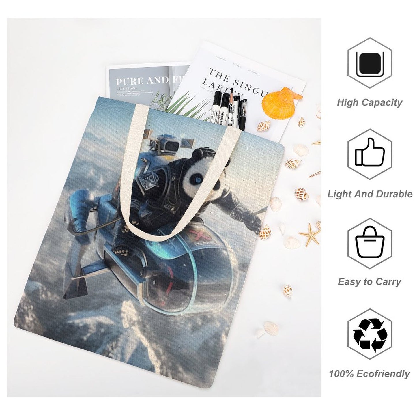 Canvas Tote Bag Double SolarLab_a_Panda_pilot_fly_a_super_helicopter_in_the_sky_on_sno_7f0e8b2a-91c1-46ab-afd0-5bf9e28ffb14 Style 38×41cm normal-online-PERSONAL DESIGN