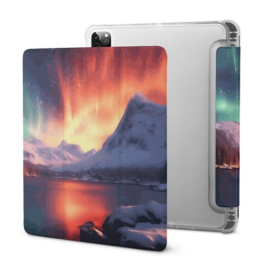 The Ipad Pen Slot Case SolarLab_Norwegian_aurora_winter_mountains_forests_lake_hyper-d_d5f5f8af-edcf-4892-a640-8e4a2b673b21 normal-online-PERSONAL DESIGN