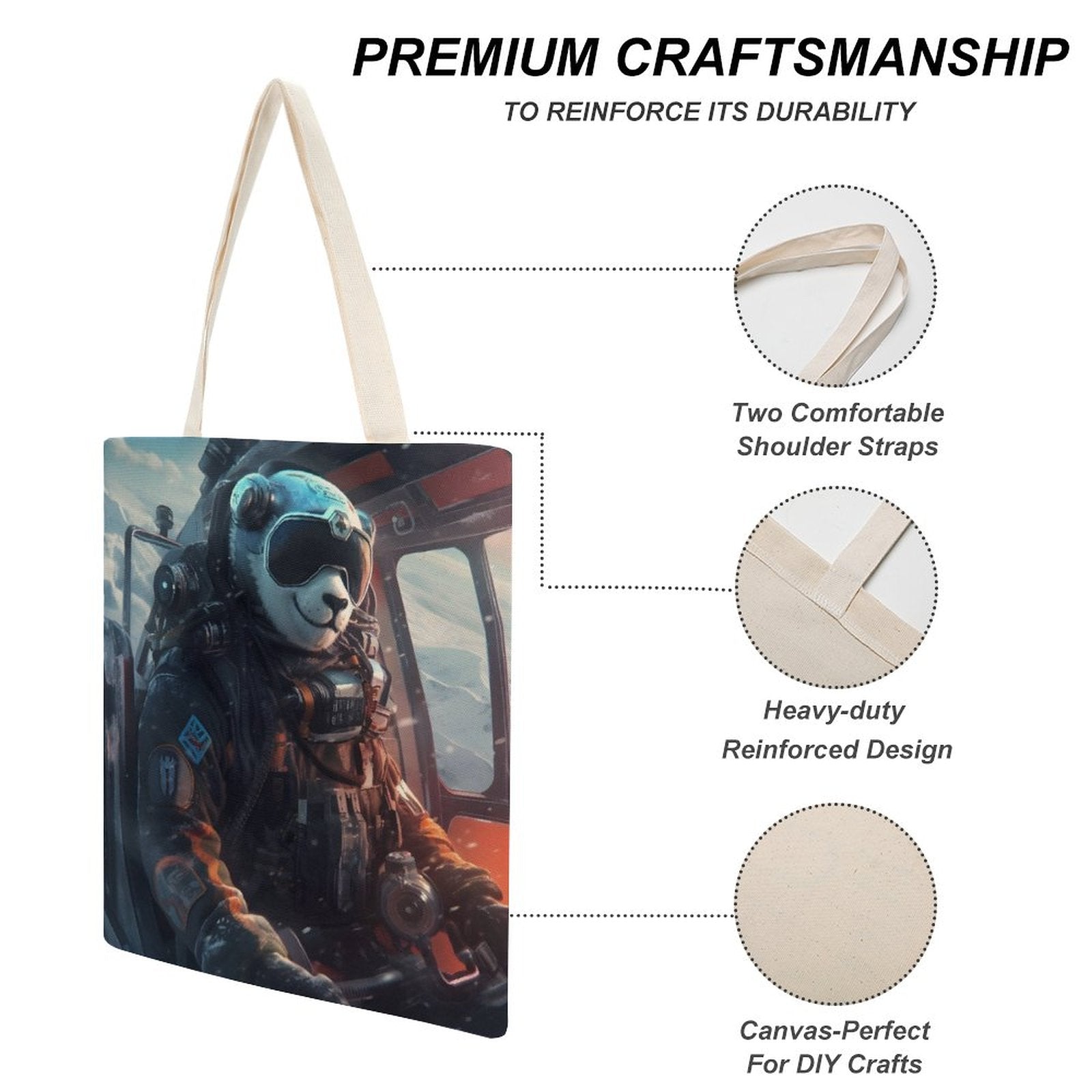 Canvas Tote Bag Double SolarLab_a_Panda_pilot_drive_a_helicopter_in_the_sky_on_snow_mo_7c52d825-1d27-443b-a9d1-f87548d85684 Style-15 38×41cm normal-online-PERSONAL DESIGN