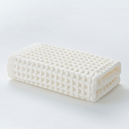 HE0002 40s combed cotton waffle hand towel 4 pcs set, 6 Color FT