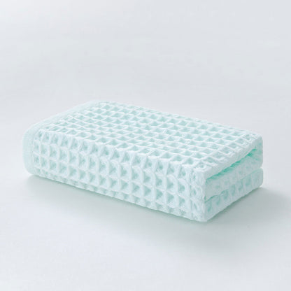 HE0002 40s combed cotton waffle hand towel 4 pcs set, 6 Color FT