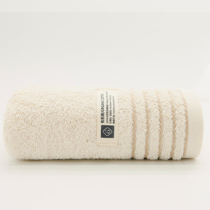 BS0003 21s Organic long staple plain cotton face towel, 2 pcs set, 2 Color FT