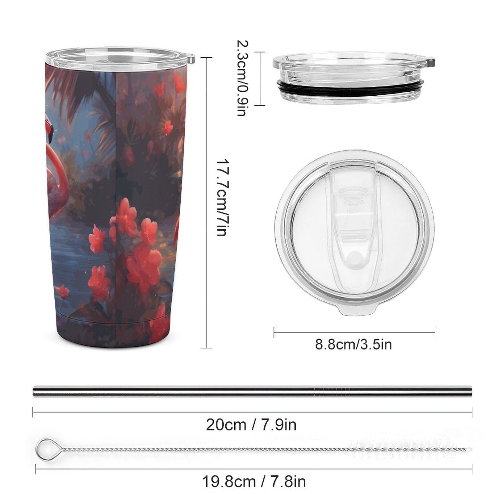 Full Width Printed Car Cup SolarLab_flamingos_tropical_plant_sea_island_sunlight_art_deco__4e118863-316f-4eaf-bd57-0aab99f030bf Style-2 One Size normal-online-PERSONAL DESIGN
