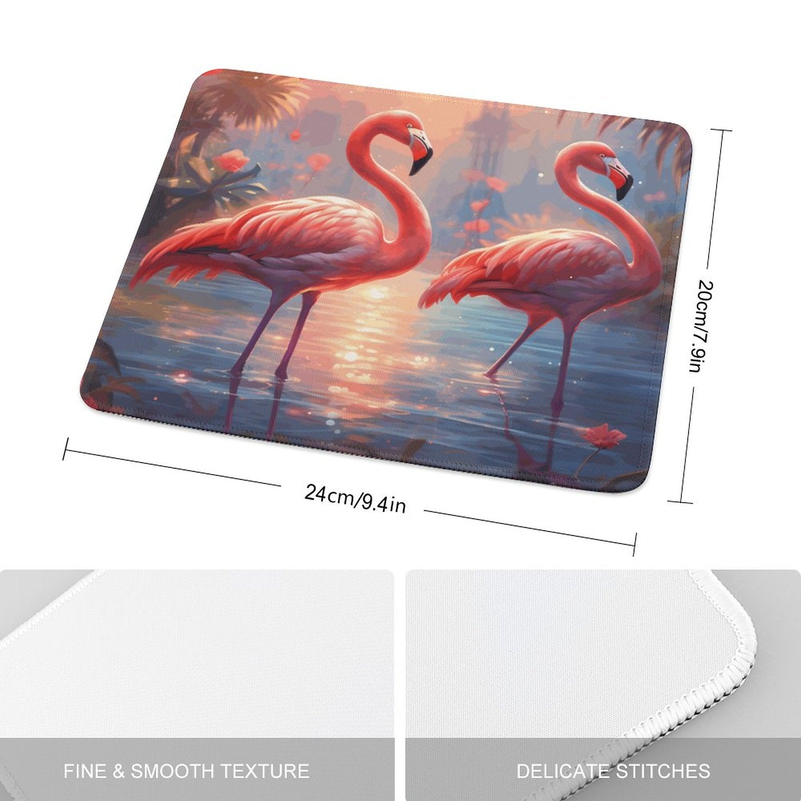 Mouse Pad Flamingos_003 normal-online-PERSONAL DESIGN