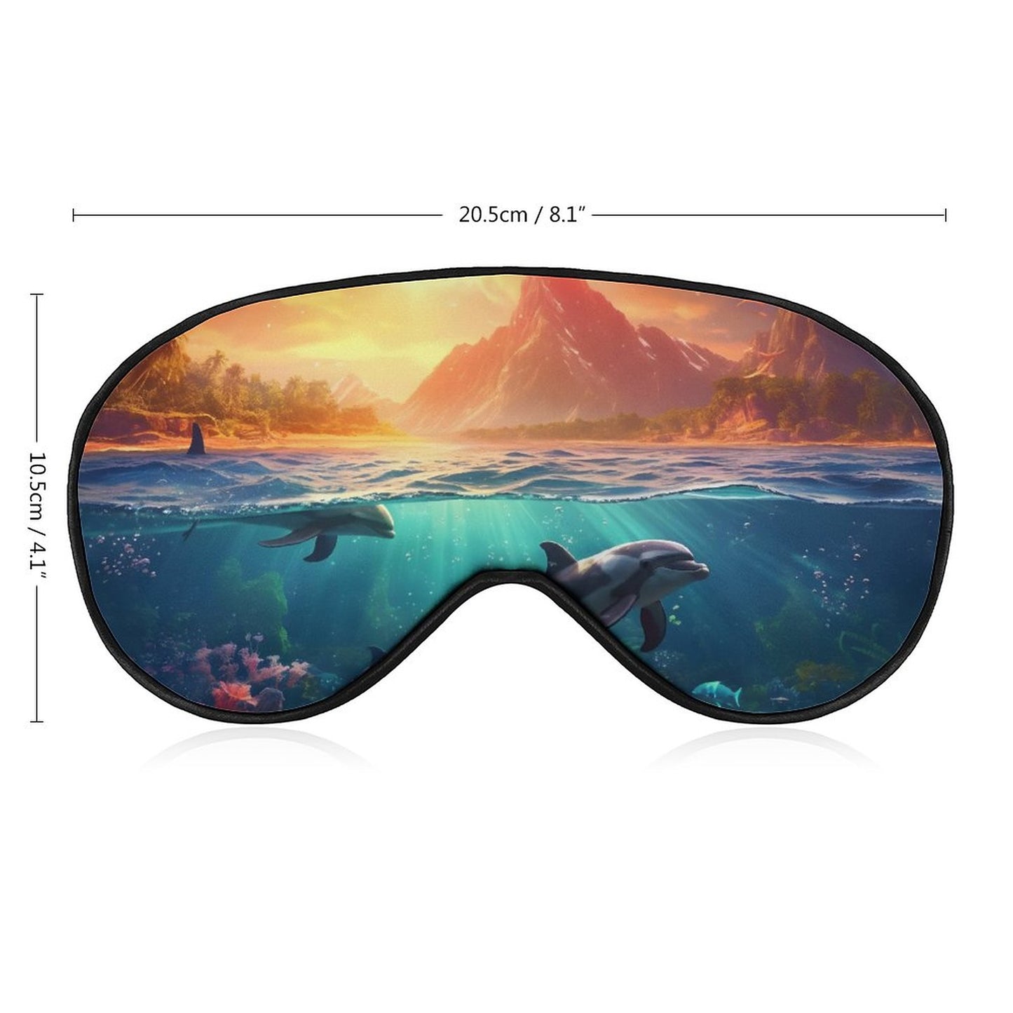 Sleep Mask Dolphins HSM01B002 normal-online-PERSONAL DESIGN