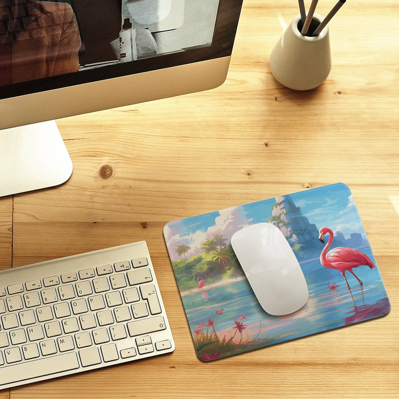 Mouse Pad Flamingos_002 normal-online-PERSONAL DESIGN