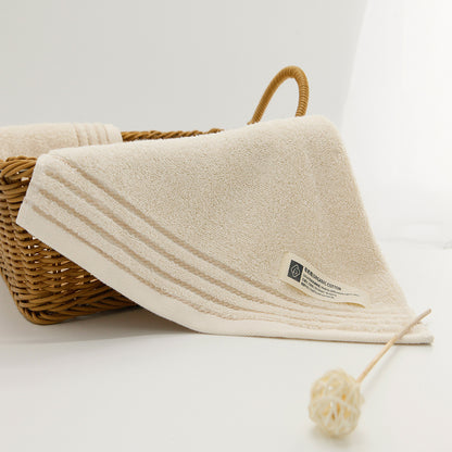 BS0006 21s Organic color cotton child face towel 2 pcs set, 4 Color FT