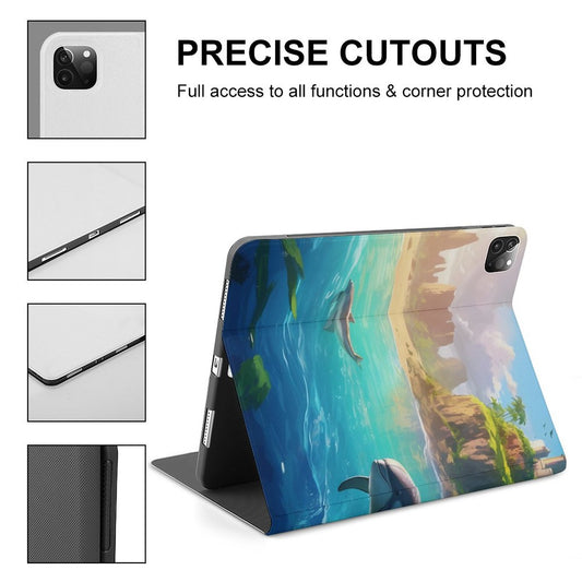 The Ipad Pen Slot Case SolarLab_Dolphins_tropical_sea_island_sunlight_fantasy_stock_il_fcec8005-dae5-4c03-8fbd-f778649c18b4 normal-online-PERSONAL DESIGN