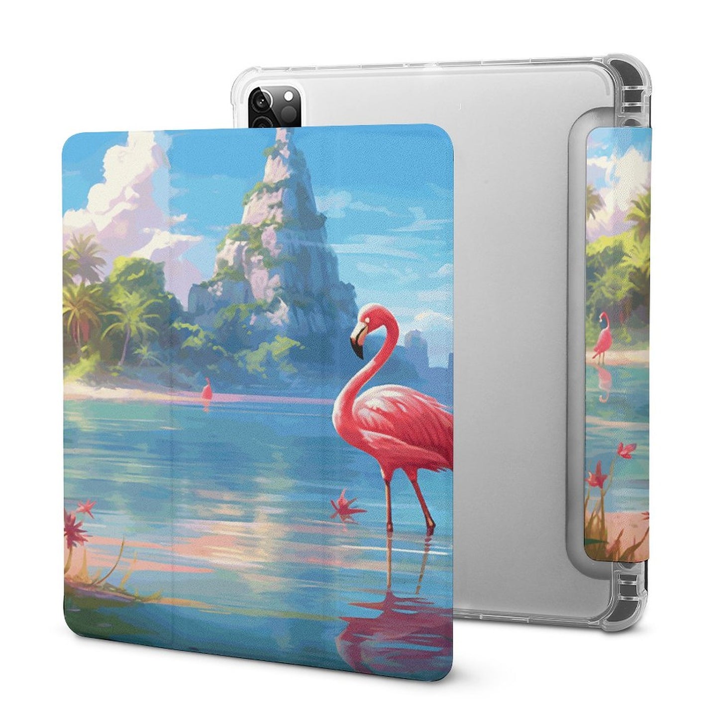The Ipad Pen Slot Case Flamingos_002 normal-online-PERSONAL DESIGN