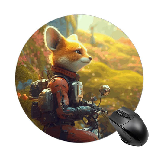 Mouse Pad Fox_001 Style 20*20cm normal-online-PERSONAL DESIGN