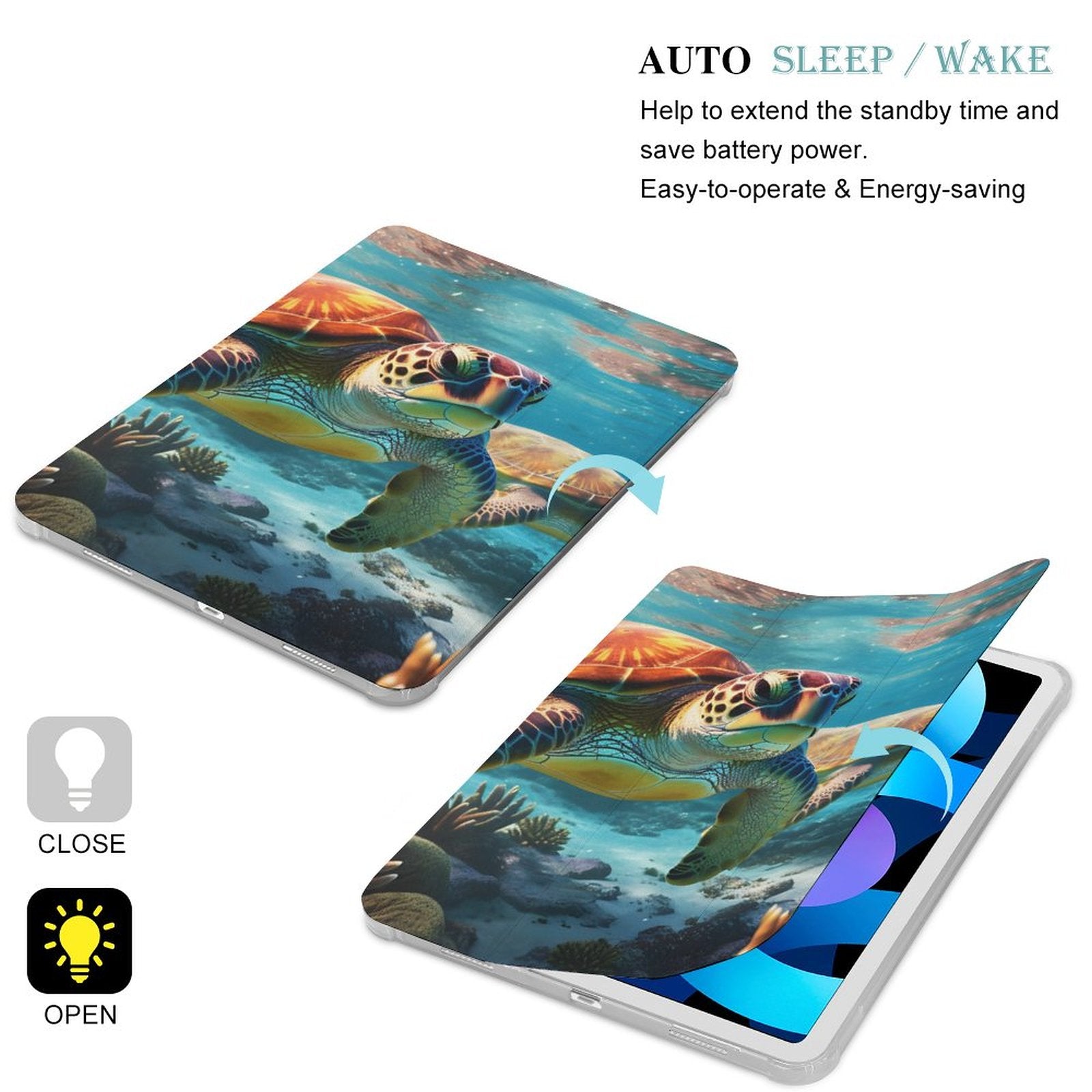The Ipad Pen Slot Case SolarLab_Sea_turtles_tropical_sea_island_sunlight_hyper-detail__f51f3df4-db17-400d-8a6f-7664e53448e9 normal-online-PERSONAL DESIGN